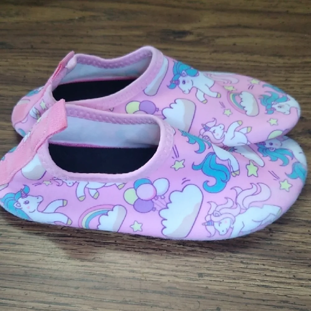 Pink Unicorn Slip-On Shoes
